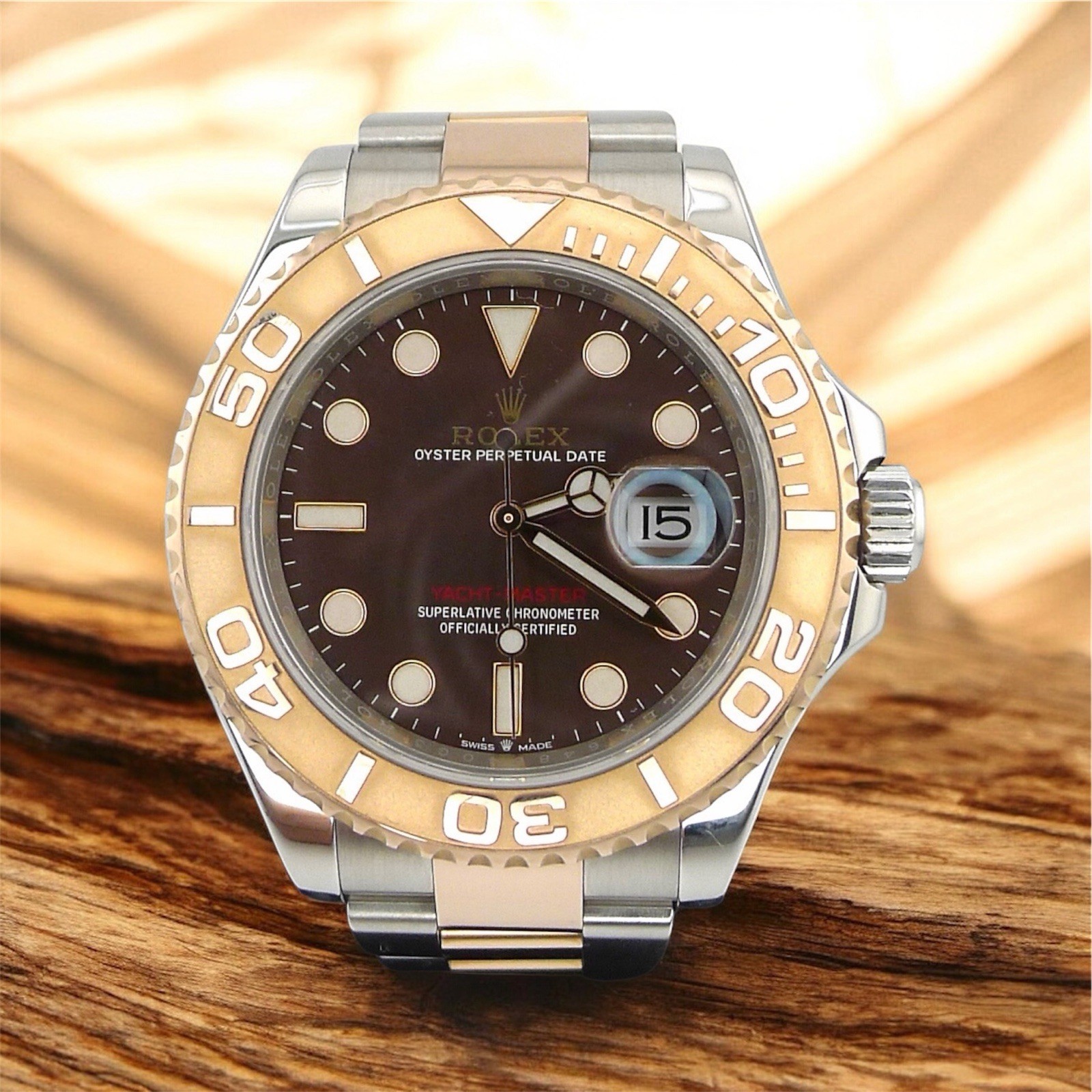 2020 Rolex Yacht-Master 126621 18k Rose Gold With Chocolate Dial