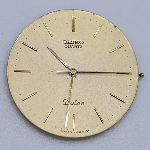 Seiko Dolce Quartz Gold Dial Movement Only Men’s Watch 2000000 NSK NAM