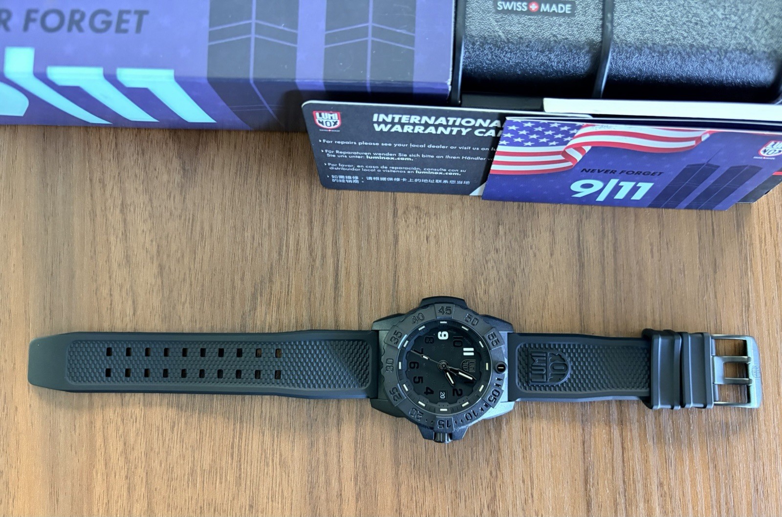 Luminox XS.3501.BO.NF 9/11 Never Forget Limited Edition Watch 45mm