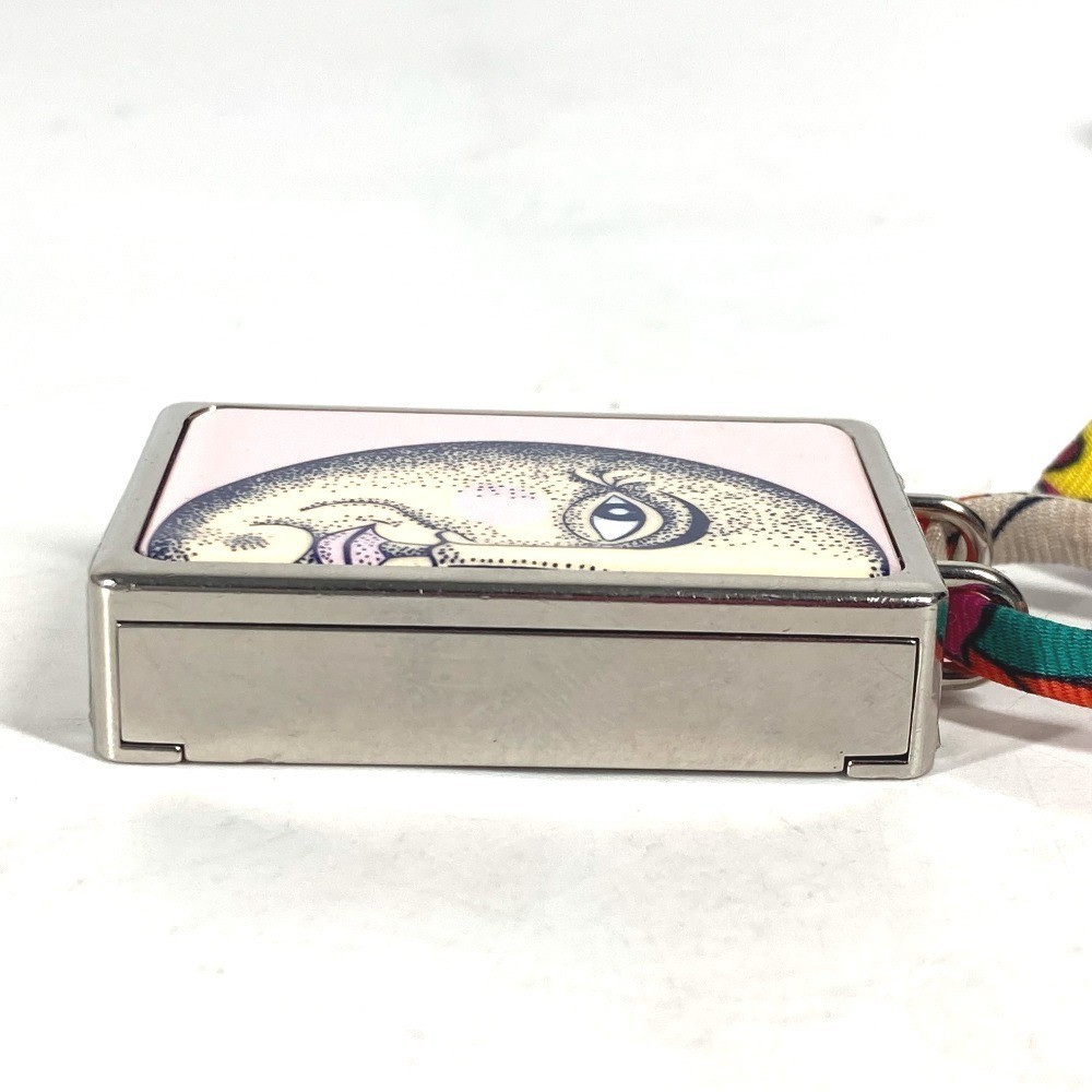 HERMES Moon Motif Pill Case Accessory Boite à Rêve Necklace Silver Women’s