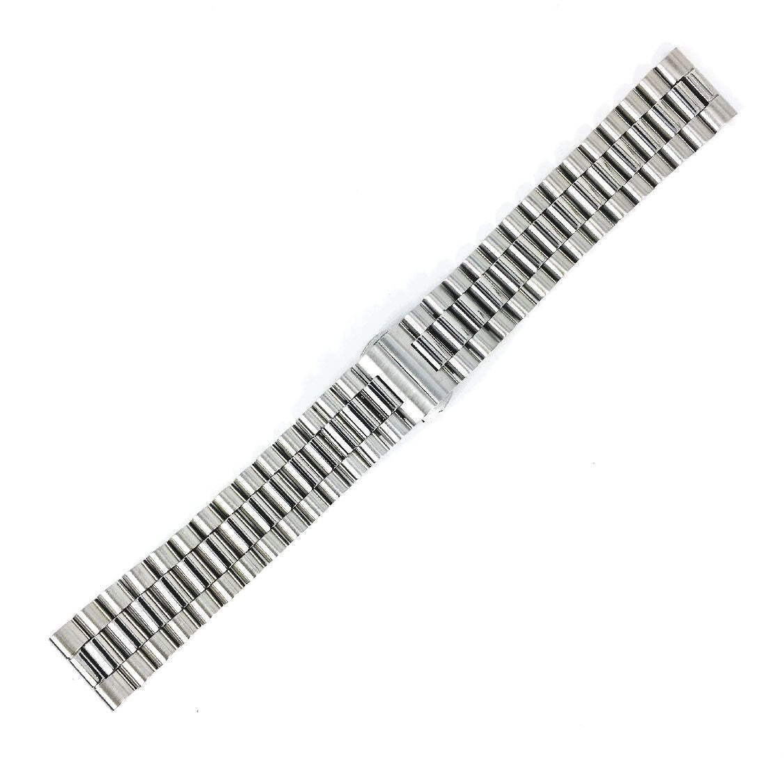 President Style Metal Replacement Watch Band 13mm 15mm 17mm 19mm 21mm #7051