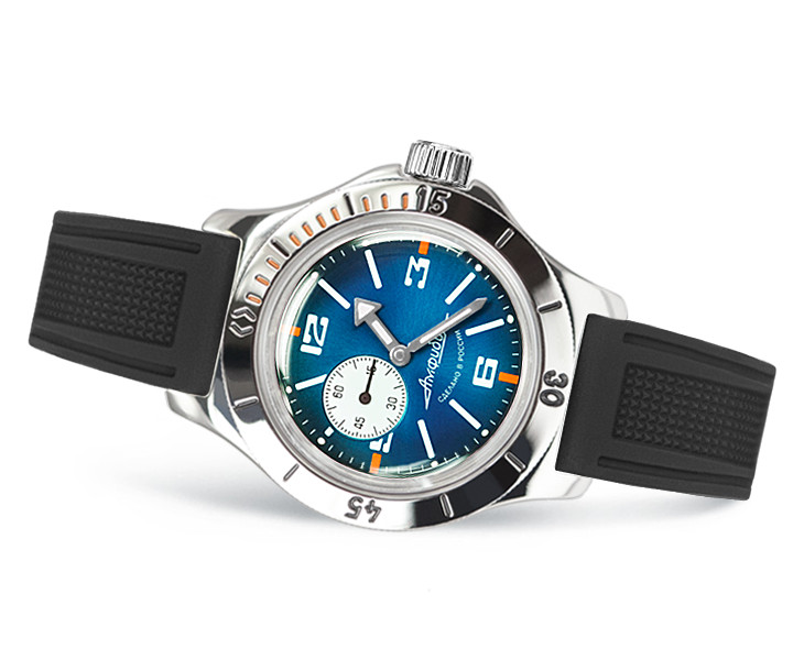 Vostok mphibia 12072B Watch NEW 2023 MODEL Diver Mechanical Automatic US SELLER