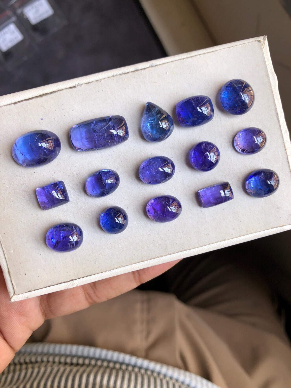 Natural Tanzanite Cabochon, Tanzanite Gemstone, Healing Loose Gem For Jewelry