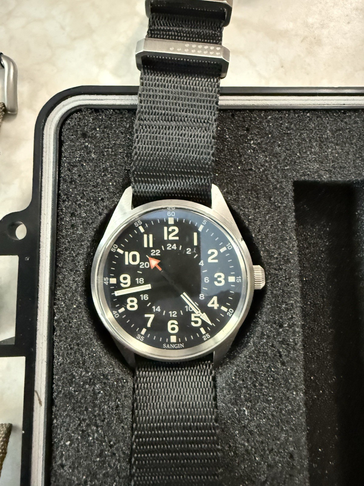 Sangin Brushed Overlord Quartz watch