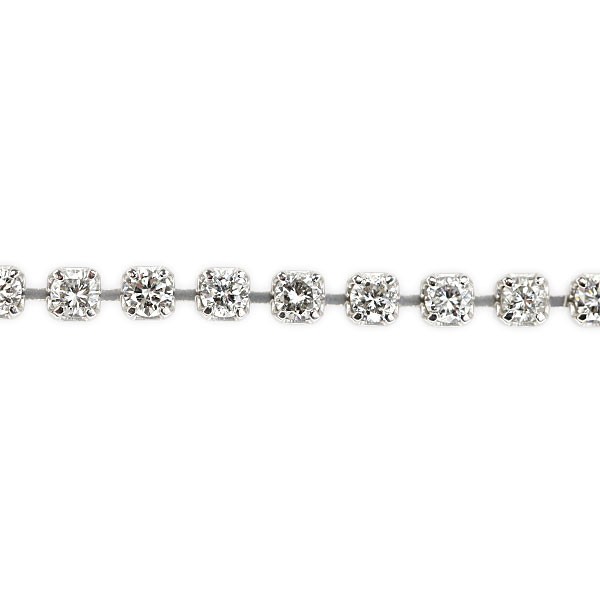 diamond bracelet Pt850 tennis Used 908560