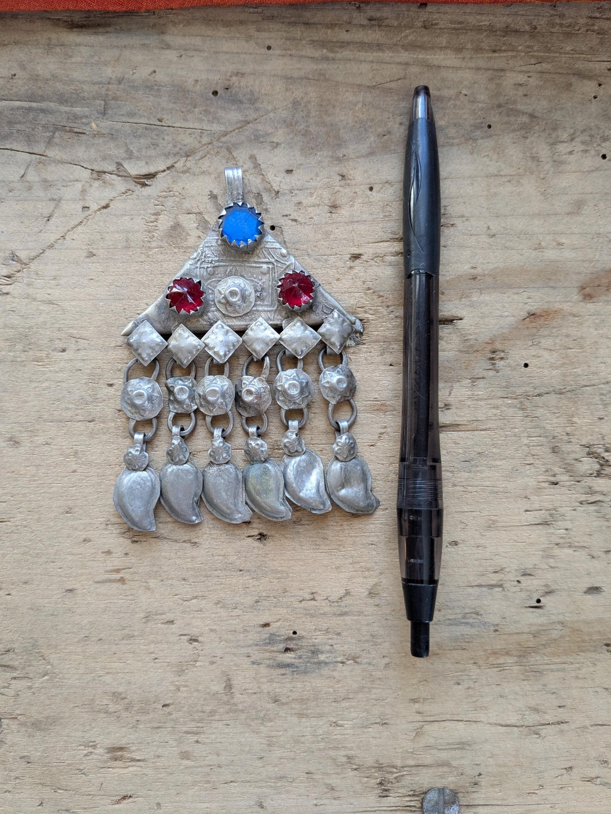 Vintage Kuchi Tribal Pendant Jingling Dangles Traditional Adornment (20283)