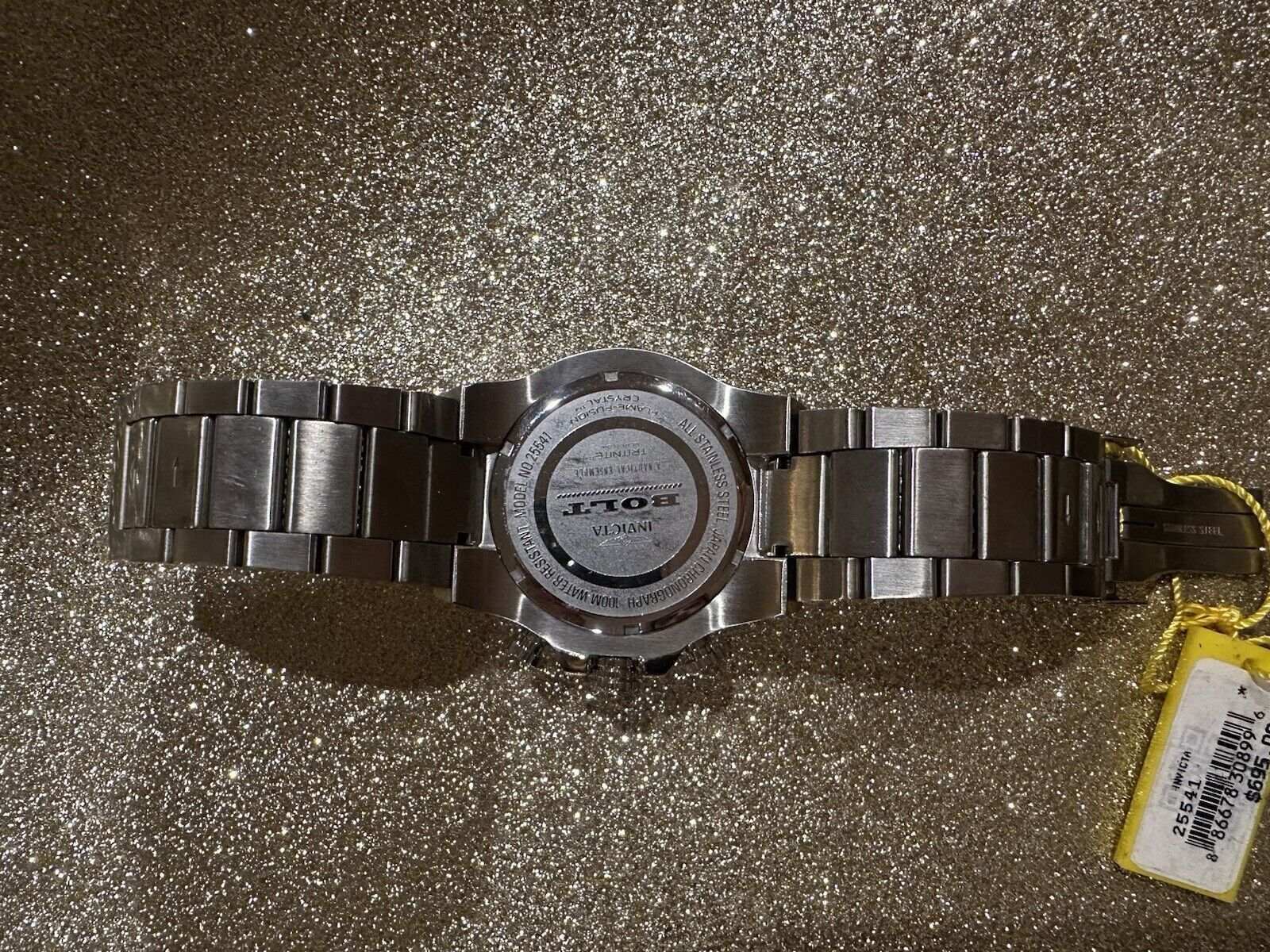 Invicta Bolt Chronograph Tritnite Flame Fusion Crystal Watch