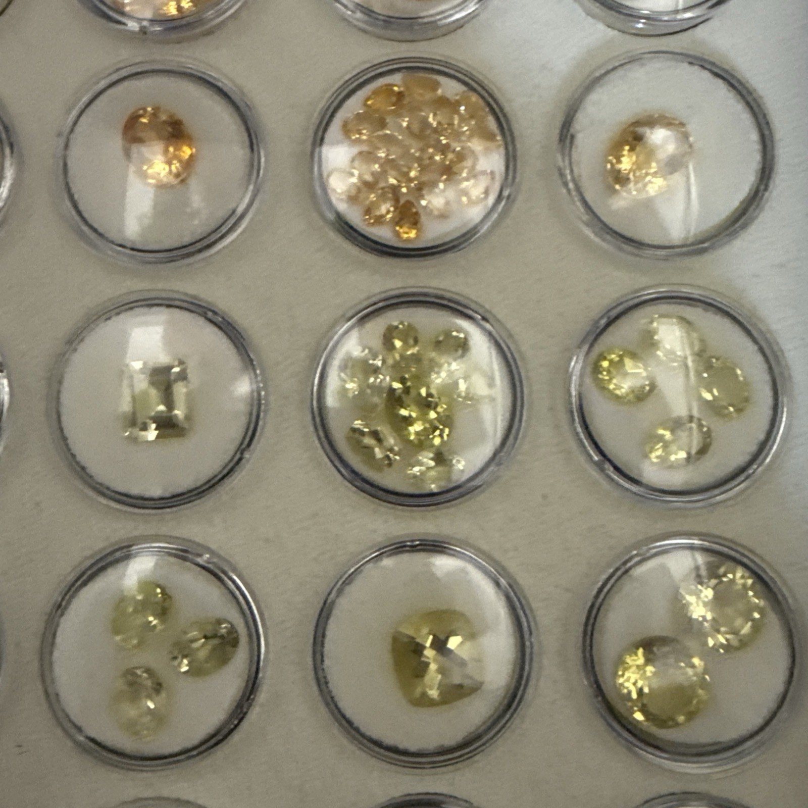 Natural Mixed Cut gems as-is seen in photo: Citrine + more, 100’s of carats. USA
