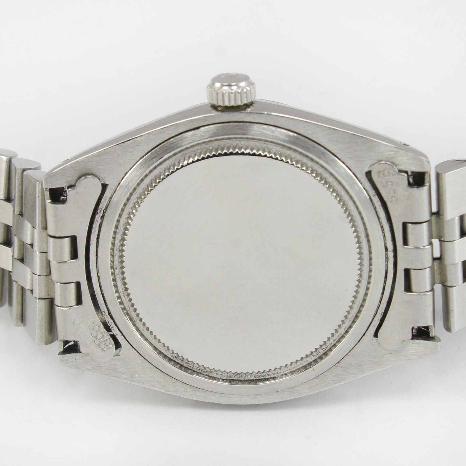 Vintage Rolex Oysterdate Precision Green Dial 34mm Men Steel Watch Ref 6694