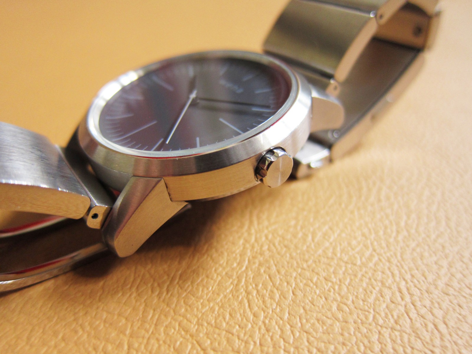 SONY / Citizen Wena WN-WT01S Silver 3 Hands Watch w/ Grey Dial (MADE IN JAPAN)