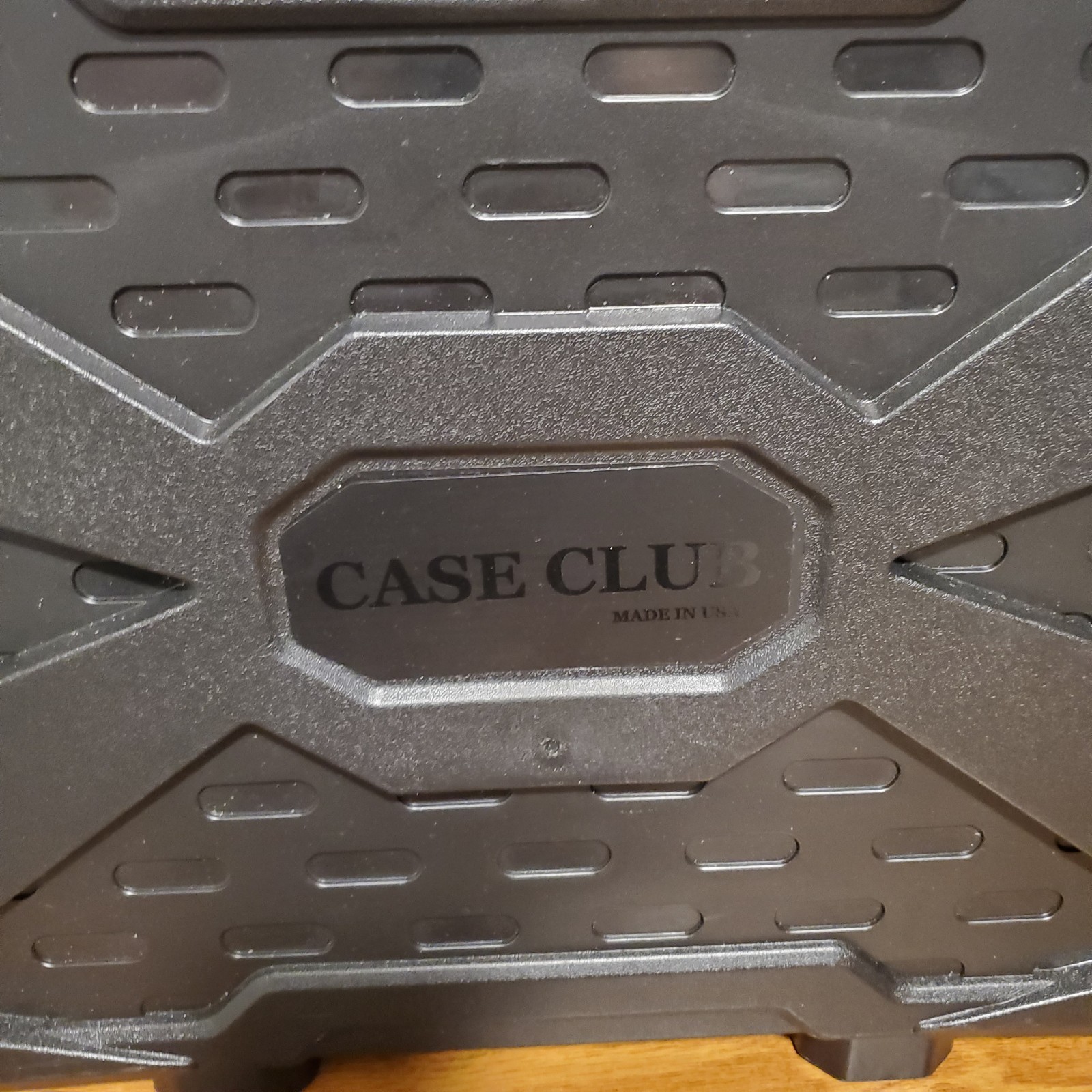 Case Club 42 Watch Carry Case Black No Foam for Watches Hard Travel Storage