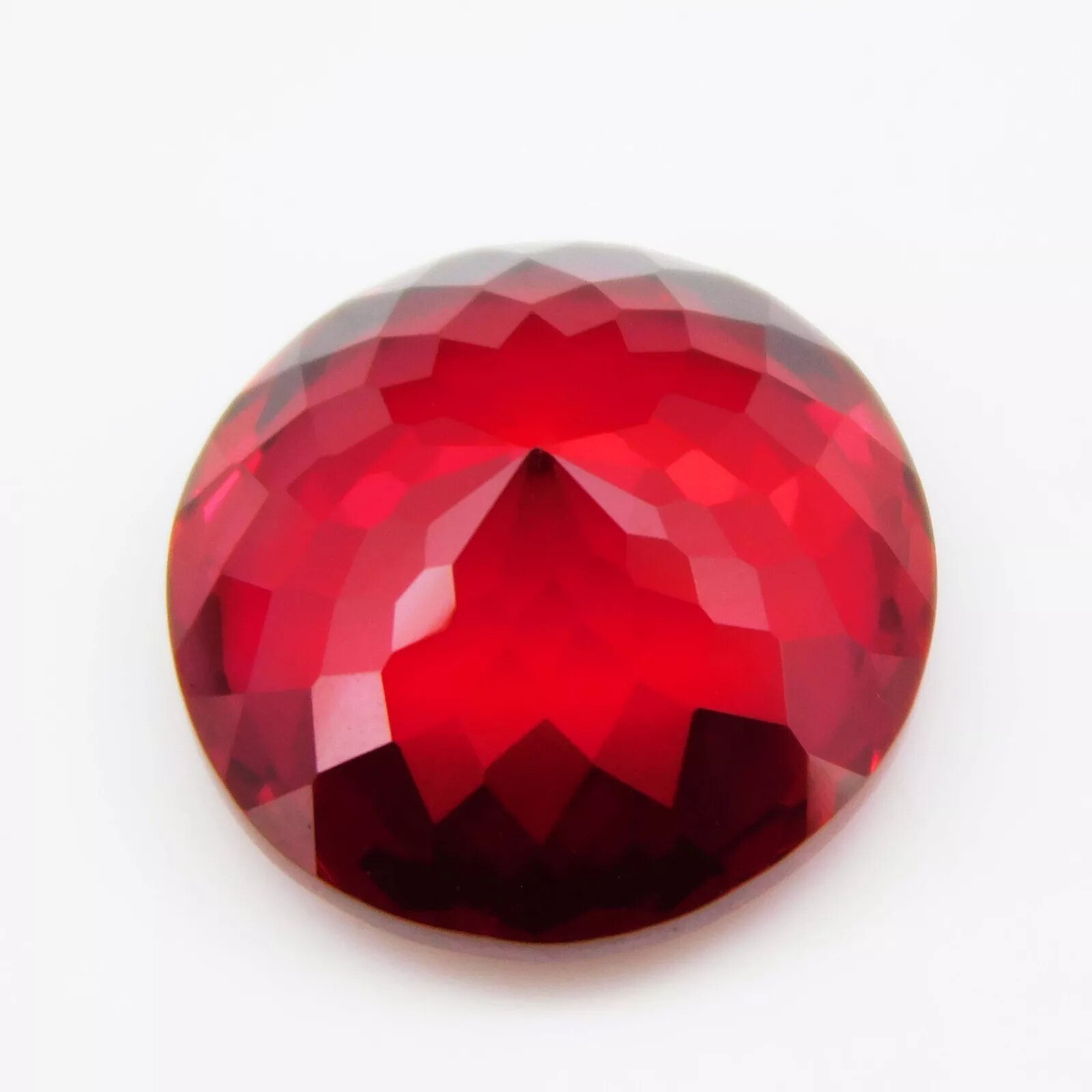 Red Color Almandine Garnet 17-19 Ct Natural Round Cut EGL CERTIFIED A++ Gemstone