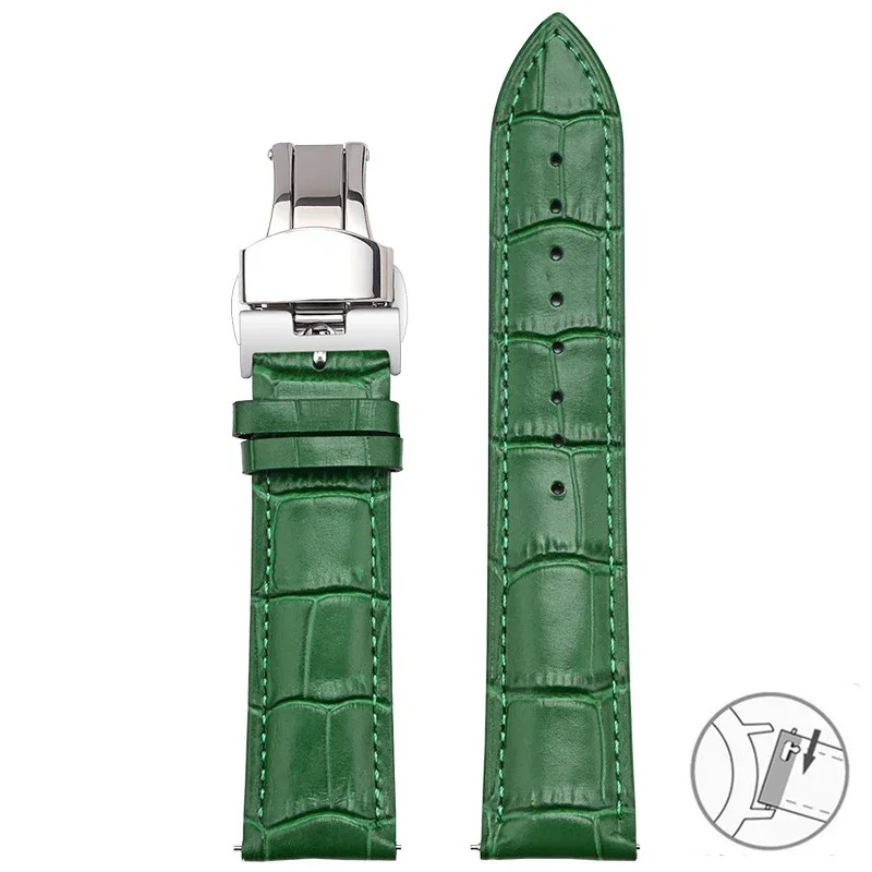 Watch Repair Genuine Cowhide Quick Release Strap Fit Tissot Watches