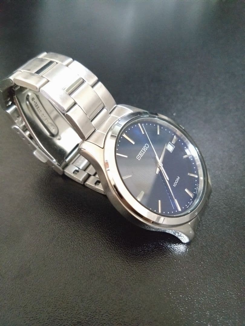 SEIKO 6N42-00B0 Men’s Quartz Watch Blue Dial 100M