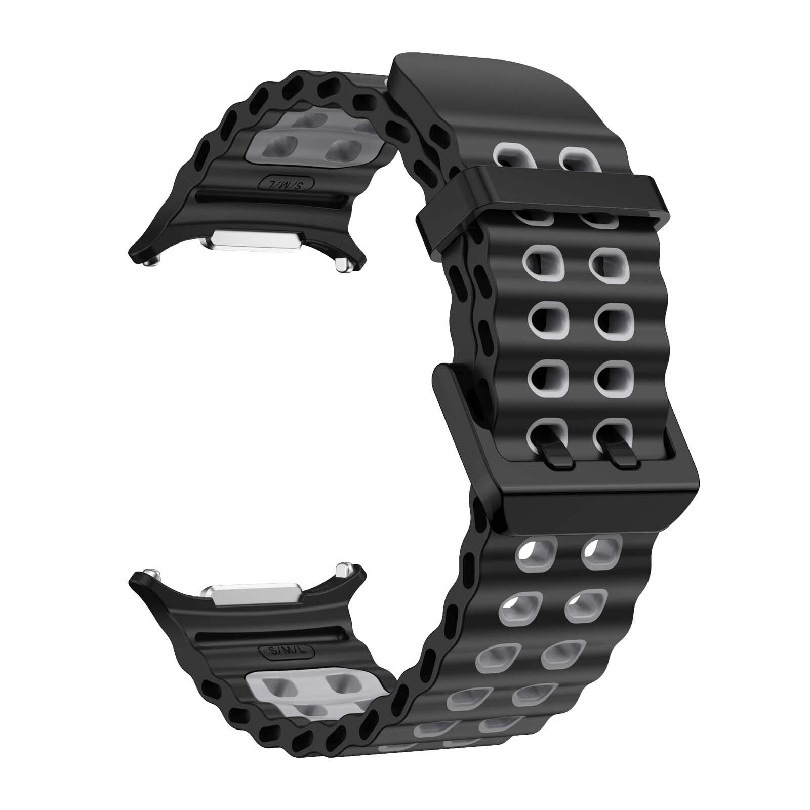 Soft Silicone Waterproof Sport Band For Samsung Galaxy Watch 7 Ultra Band 47mm
