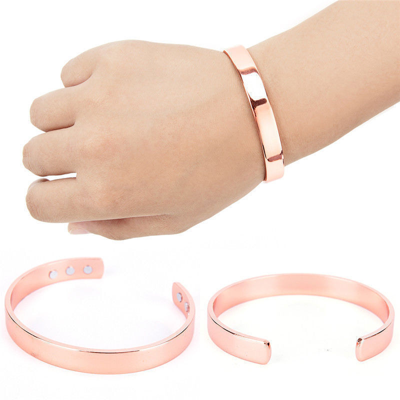 Copper Color Magnetic Bracelet Arthritis Therapy Energy MEN WOMEN
