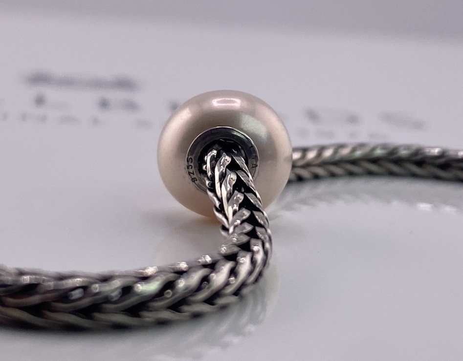 Trollbeads Pink Rosa Pearl Bead