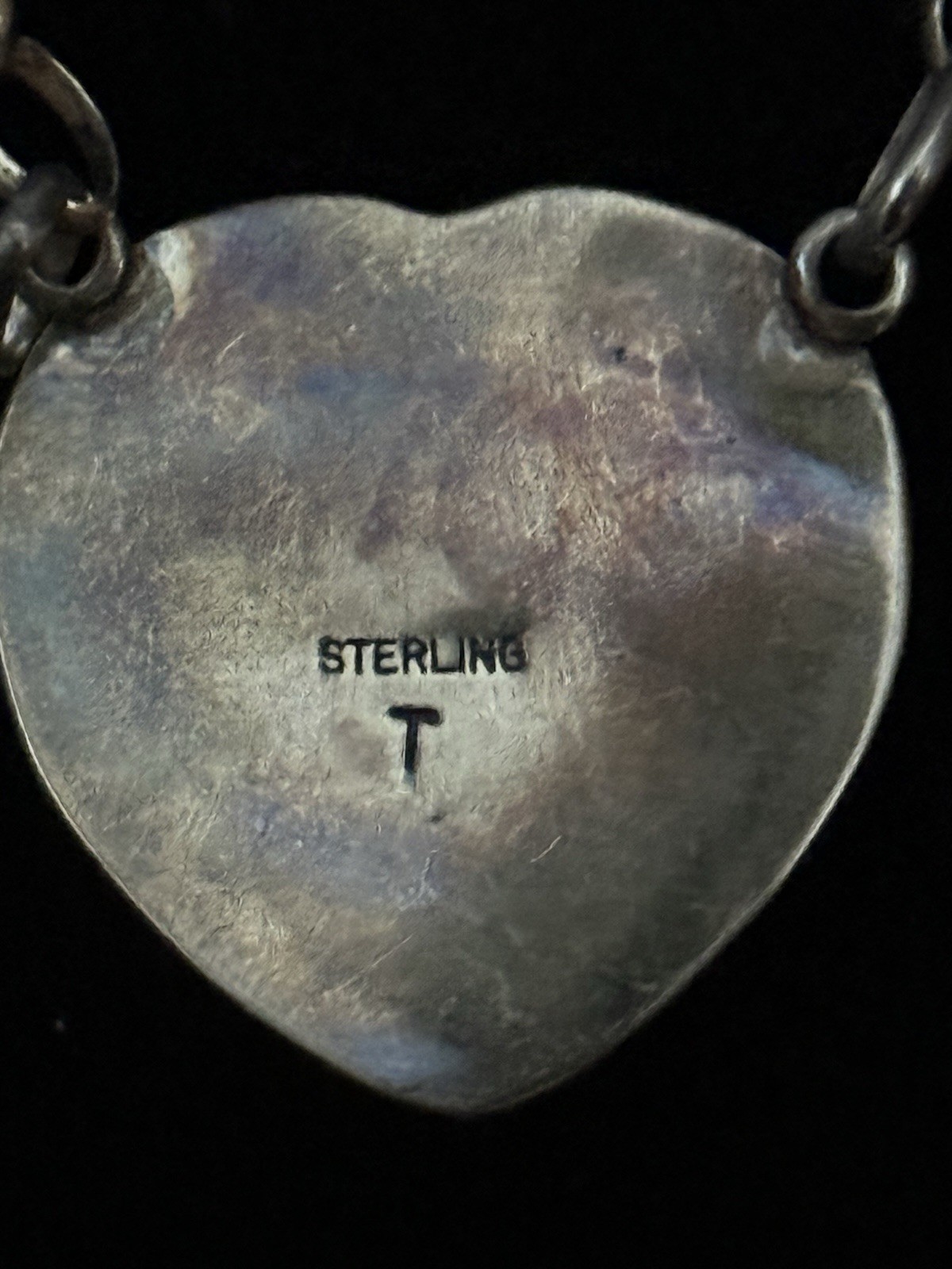 Pink Conch Heart Silver Pendant Native American Tatum Skeets