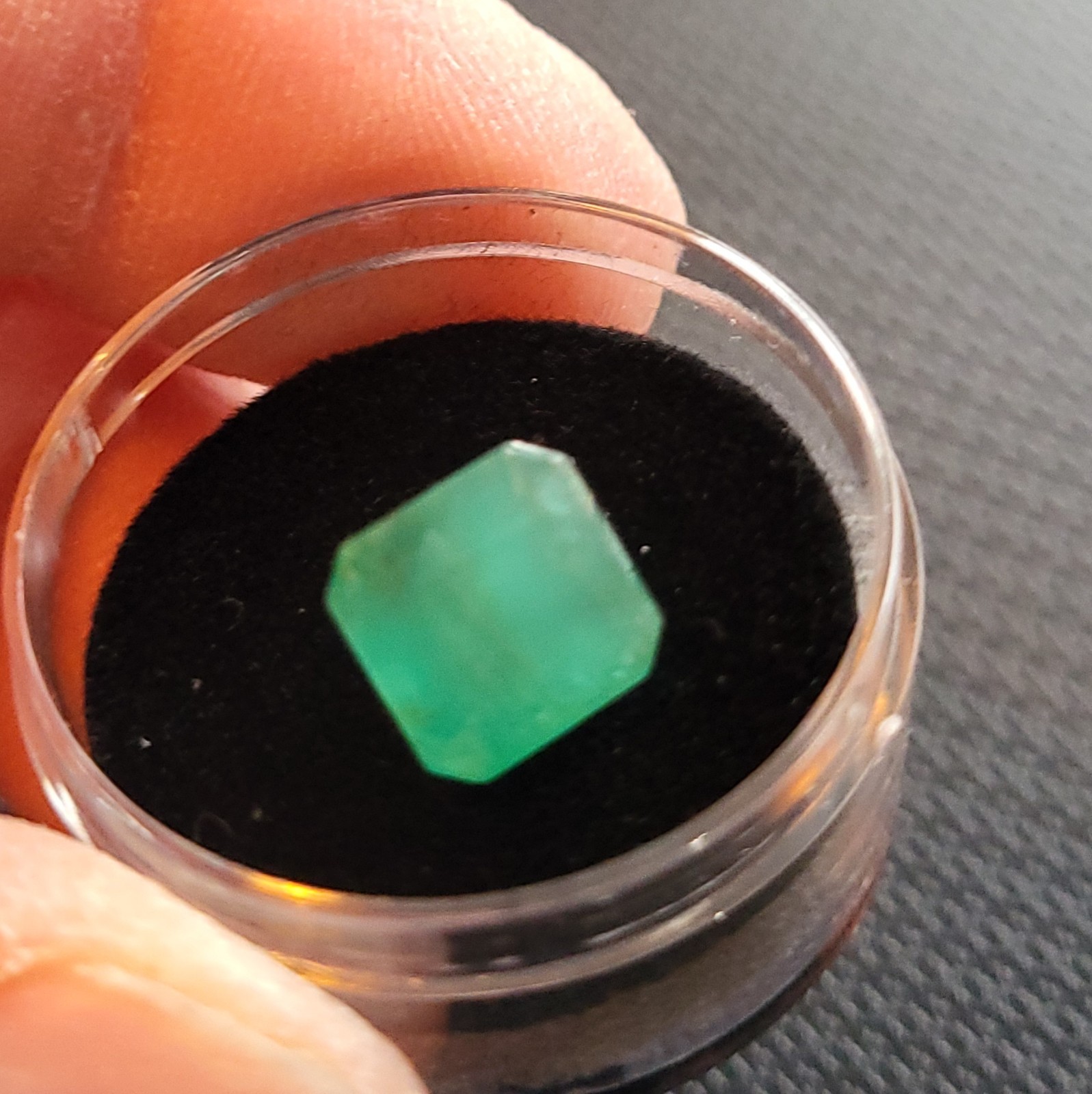 Natural Untreated Certified Rich Green Translucent Columbian Emerald 3.63ct