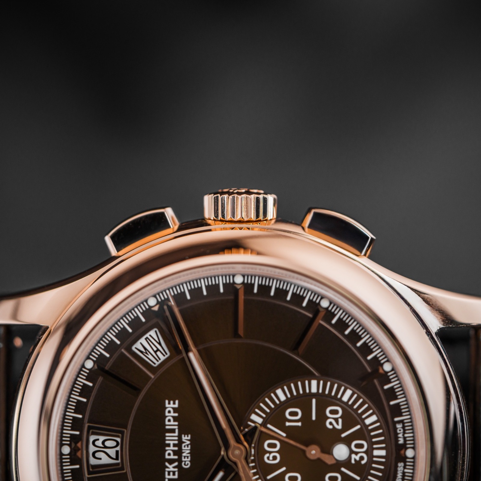 Patek Philippe 5905R-001 Annual Calendar Chronograph Rose Gold with Papers