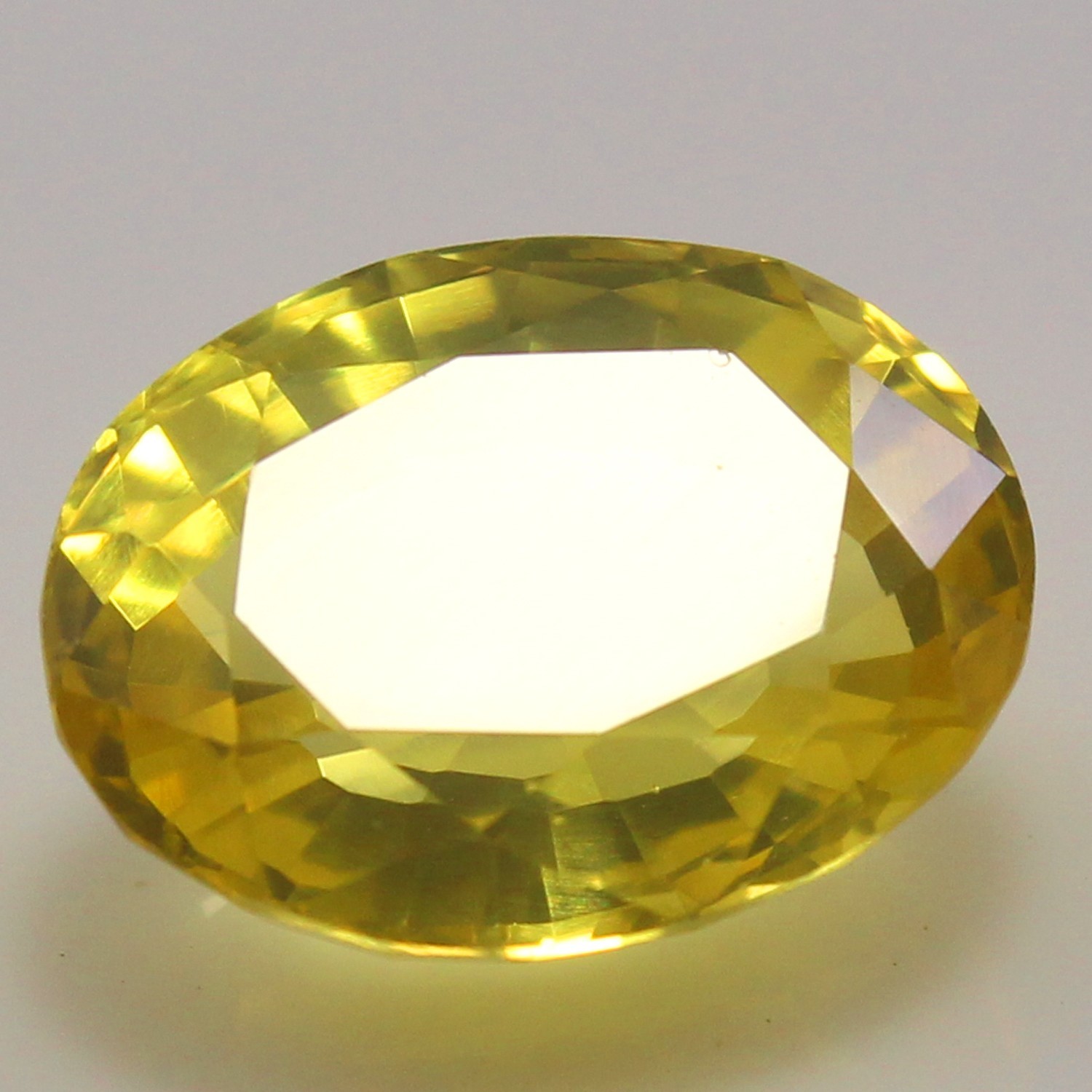 Natural 9.8 Ct Certified Ceylon Yellow Sapphire 14×11 MM Oval Cut Gemstones