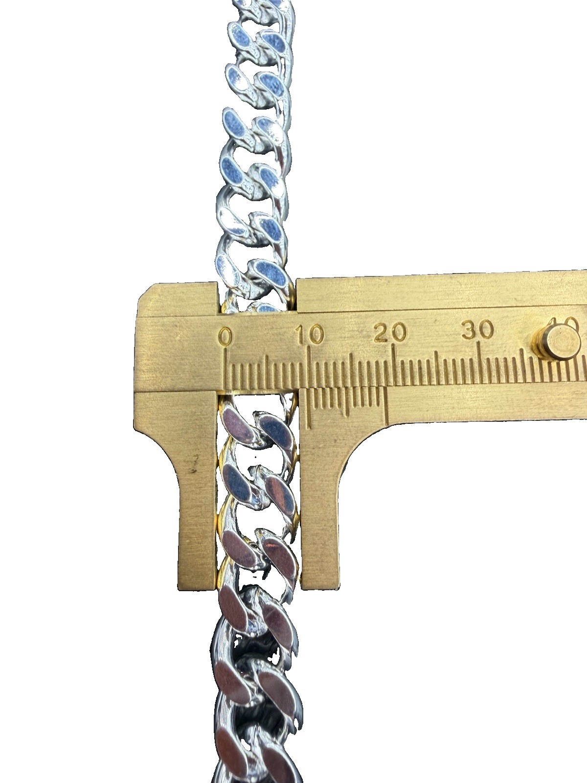 Cuban Link Curb Chain 925 Silver 22” 10MM 78.5G Signed