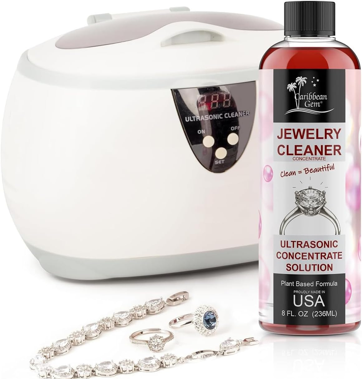 Ultrasonic Cleaner Solution Concentrate – Highly Concentrated All Purpose Cleani