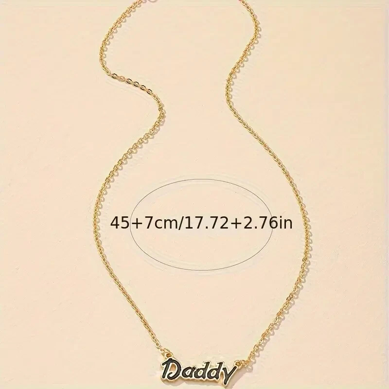 Daddy Pendant Necklace