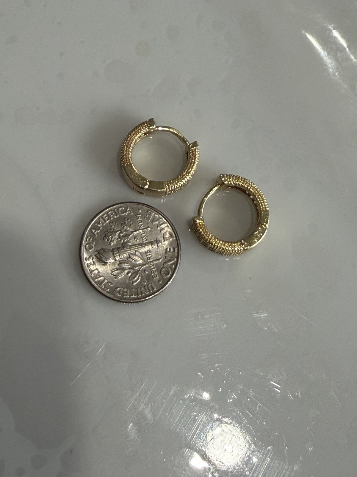 Beautiful Small Golden Earrings for Women