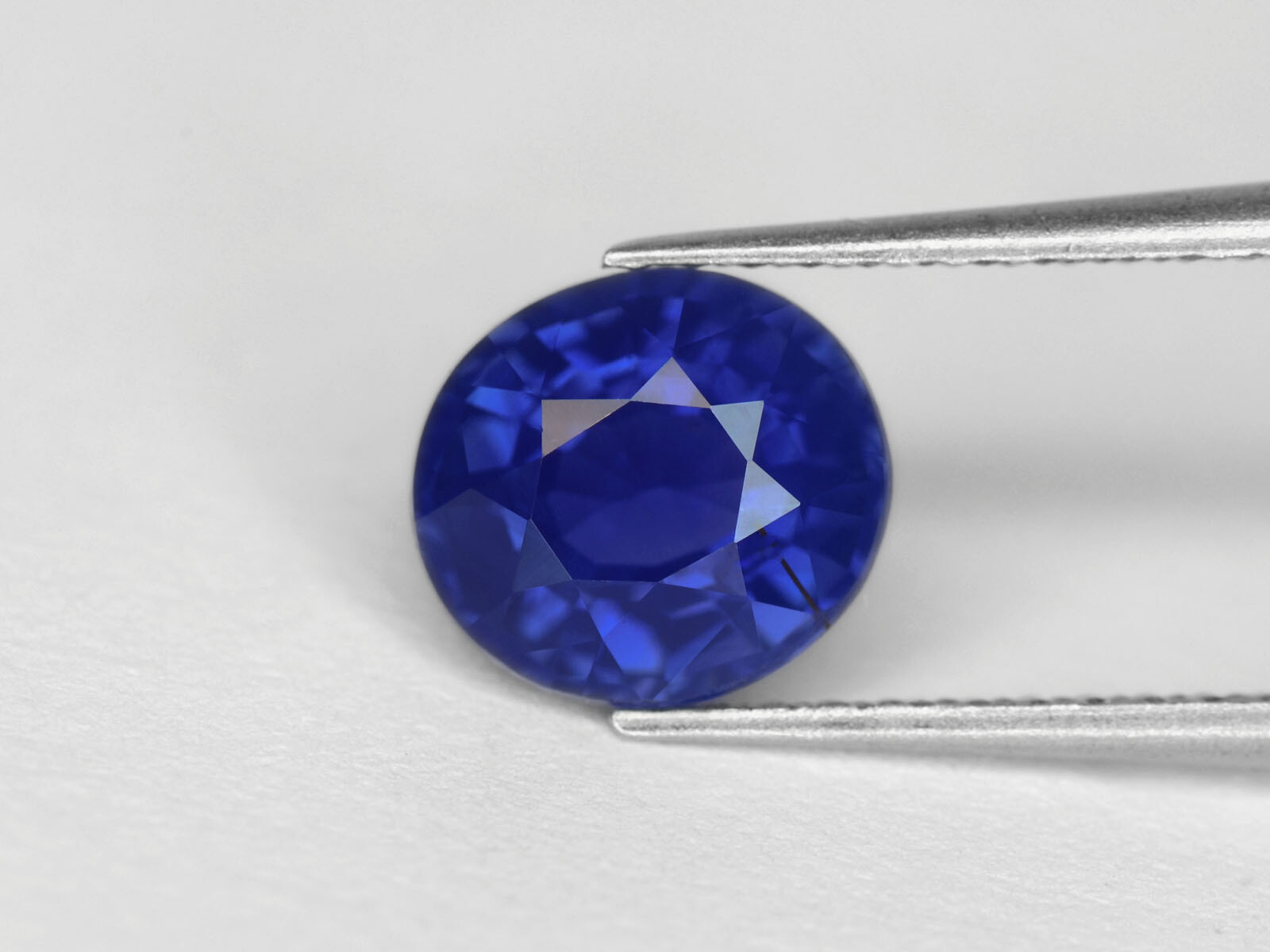 GIA IGI Certified MADAGASCAR Blue Sapphire 1.34 Cts Natural Untreated Oval