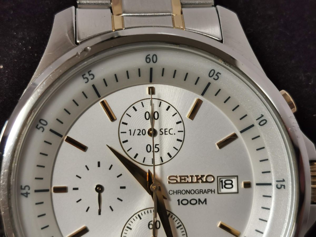 SEIKO SNDE23P1 7T92-0NY0 Combo Chronograph Quartz Men’s Watch From Japan
