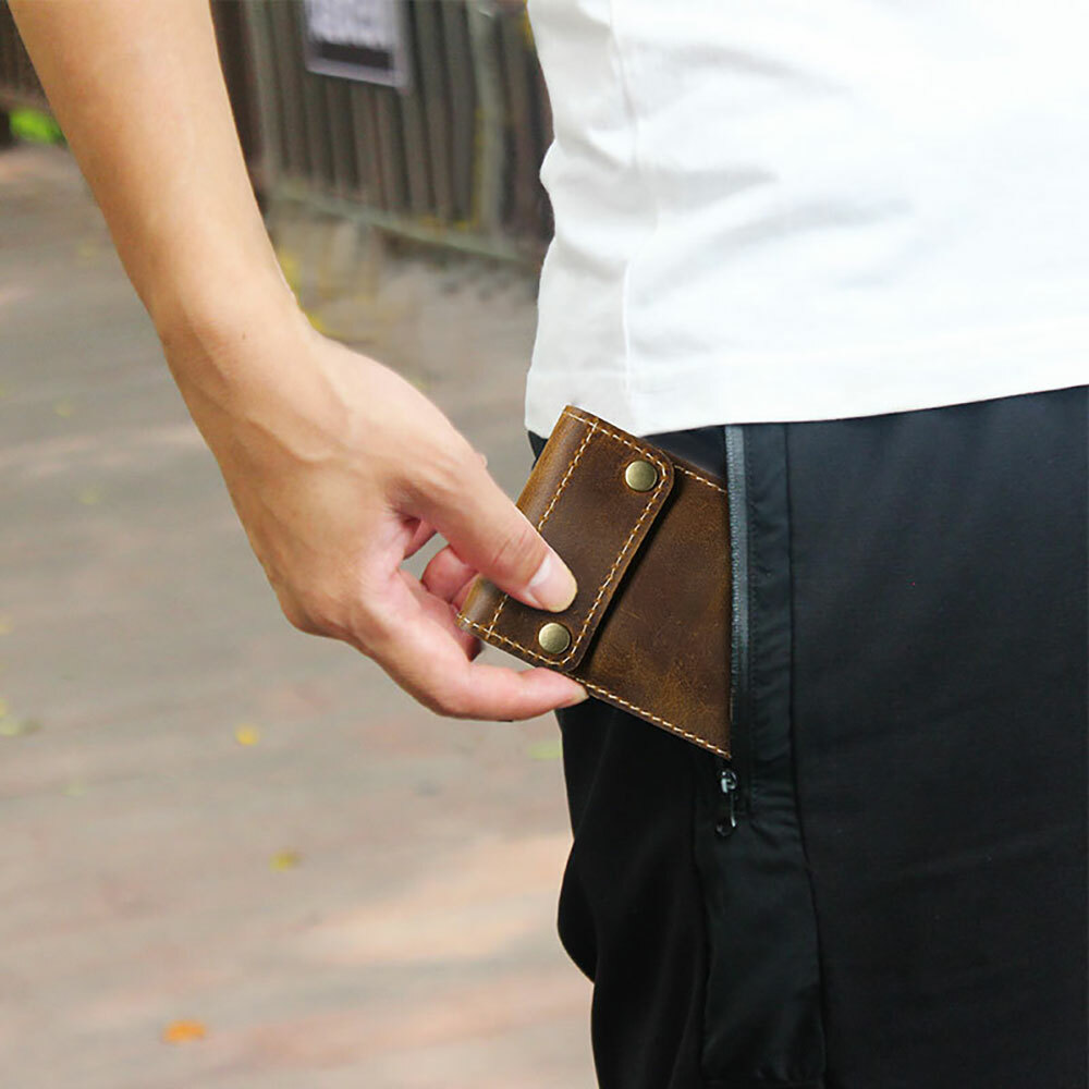 Luxury Genuine Leather Watch Box Portable Storage Bag Travel Slot Pouch Case