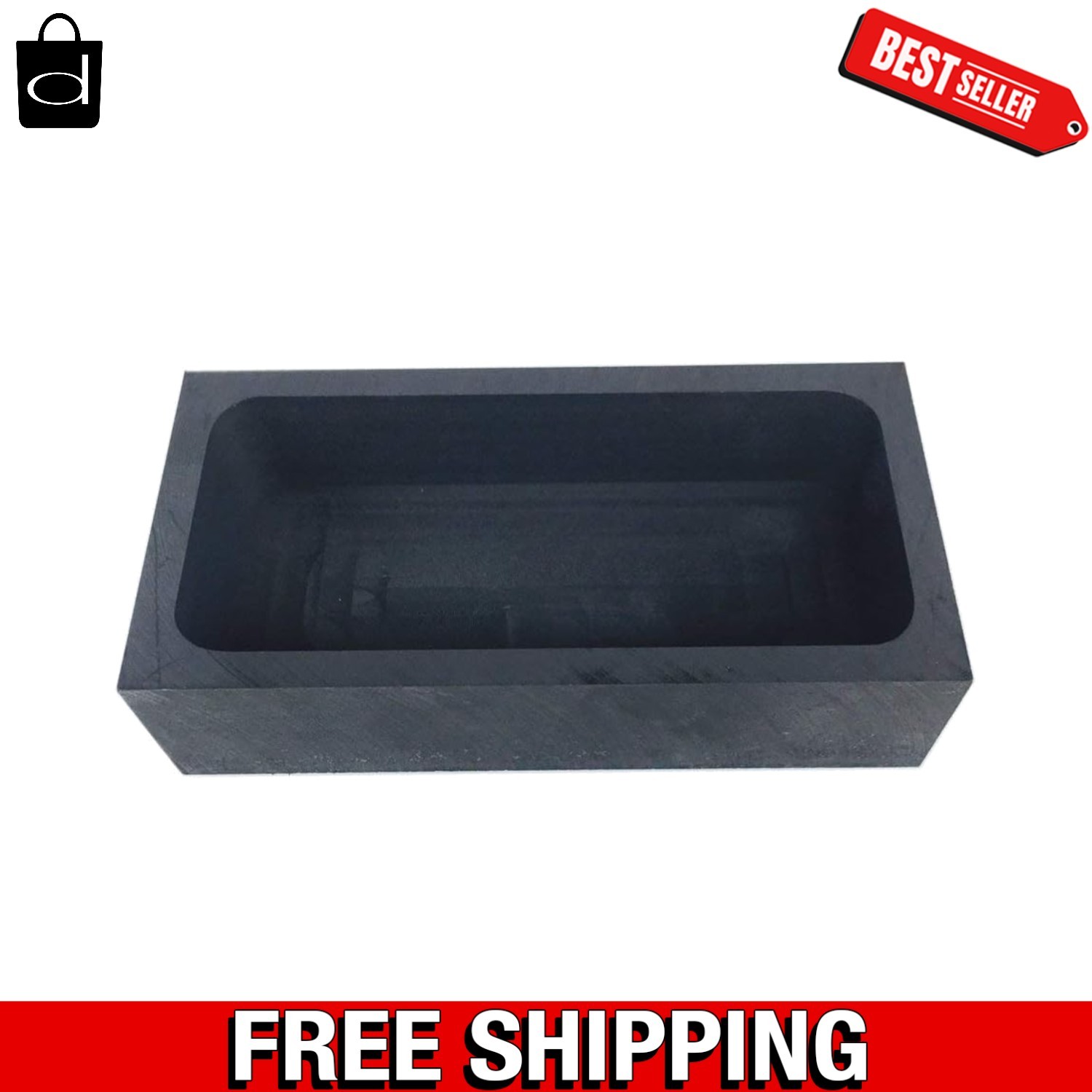 Lightweight Graphite Ingot Mold 1kg for Non-Ferrous Metals – Optimal Design