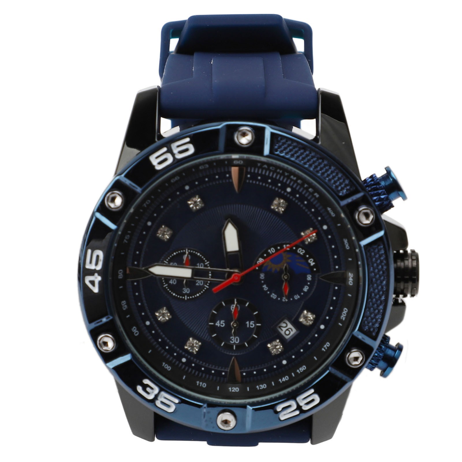 Casual Men Wristwatch Date Multifunctional Quartz Watch For Casual