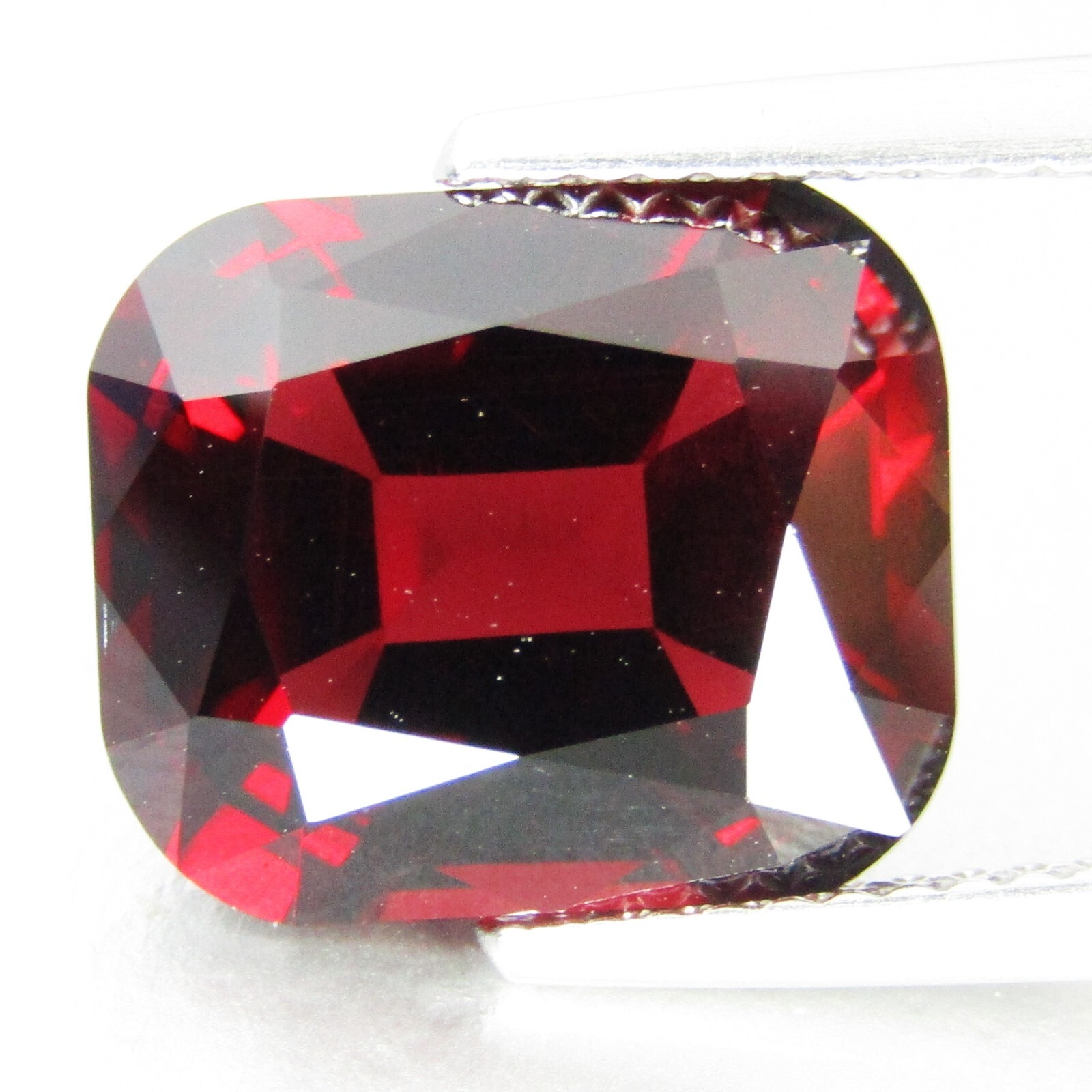 8.38Cts Natural Excellent Almandine Garnet 12x10mm Master Cushion Cut Gemstone