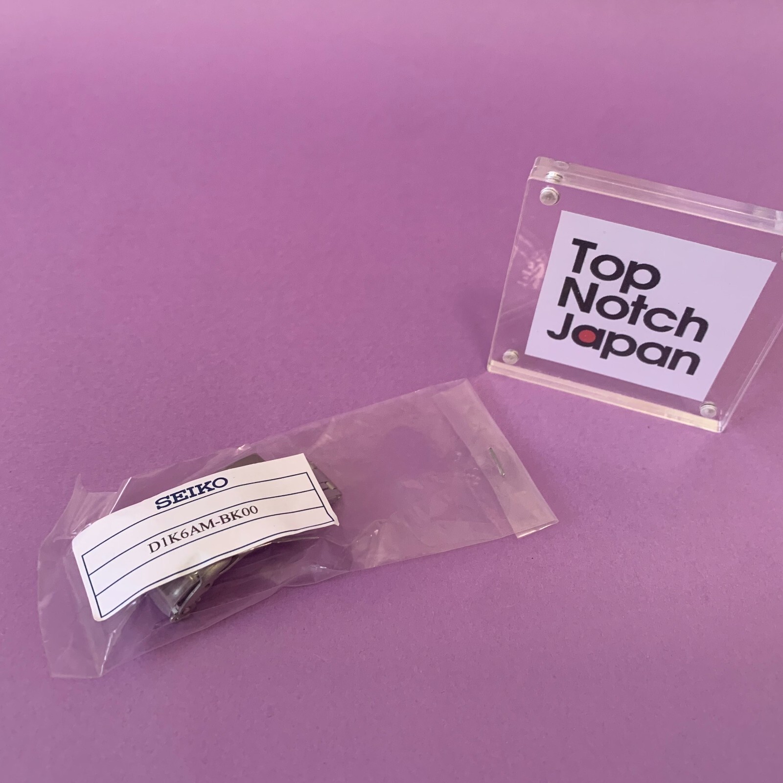 SEIKO Watch Buckle Deployment Clasp 18mm D1K6AM-BK00 for SBDX001 Genuine