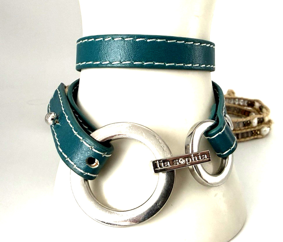 Lot of 4 Designer Nakamol ~ Katie Soleil ~ lia sophia Boho Wrap Bracelets