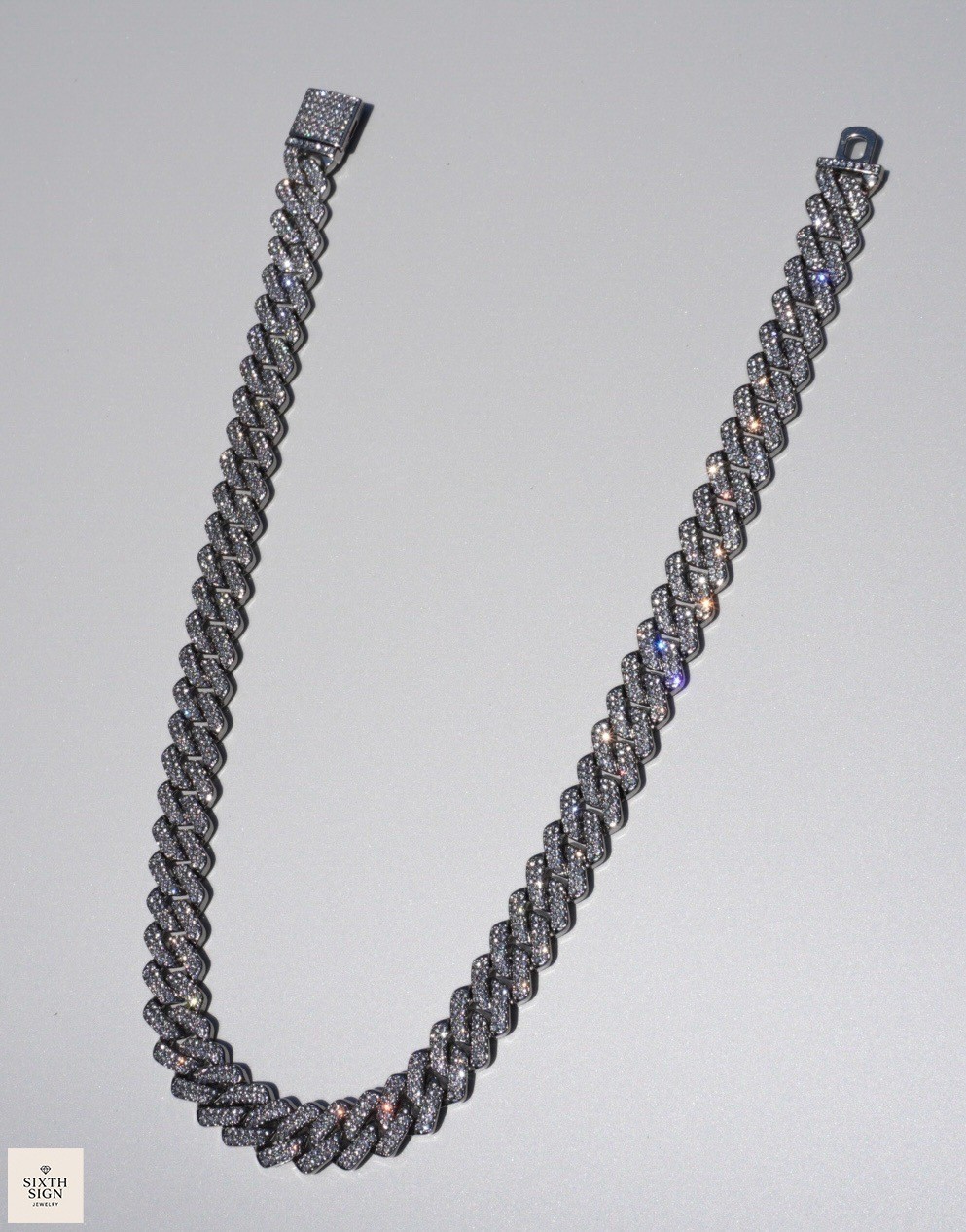 15MM VVS1 Moissanite Cuban Link Chain Iced Out GRA Certified Necklace 20” 22”