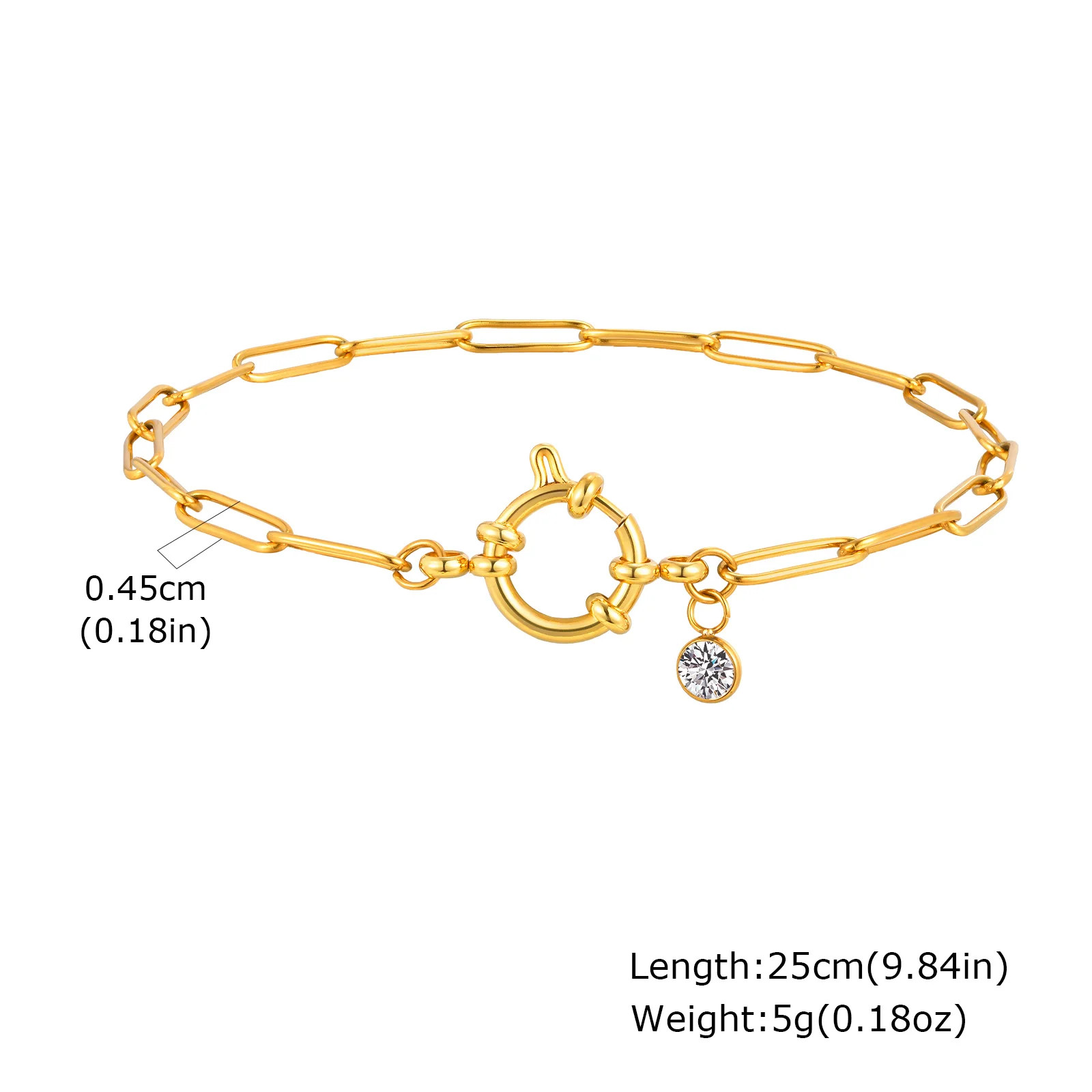 Chain Ankle Bracelet For Women Stainless Steel Anklet Fashion Foot Jewelry Gift