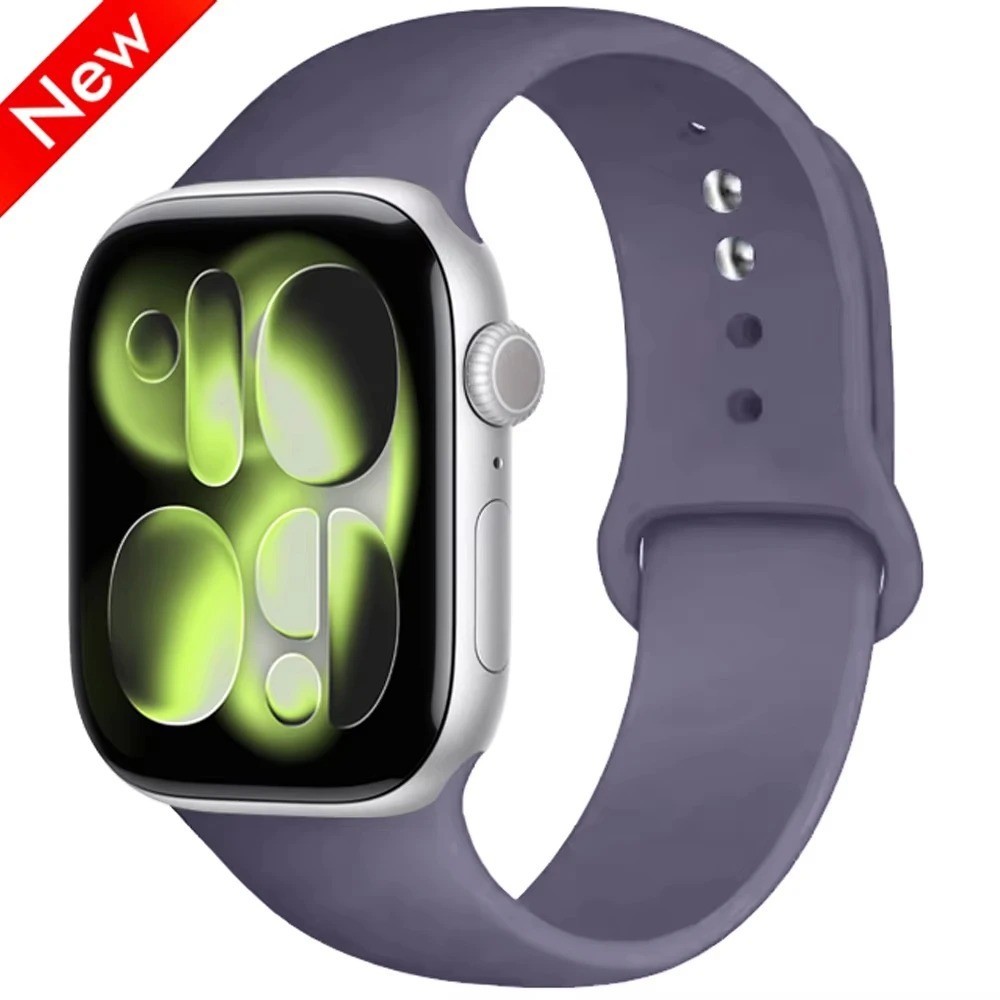 Sports Silicone Strap Watch Band For iWatch Series 11 10 9 8 7 6 SE 5 4 Ultra 3