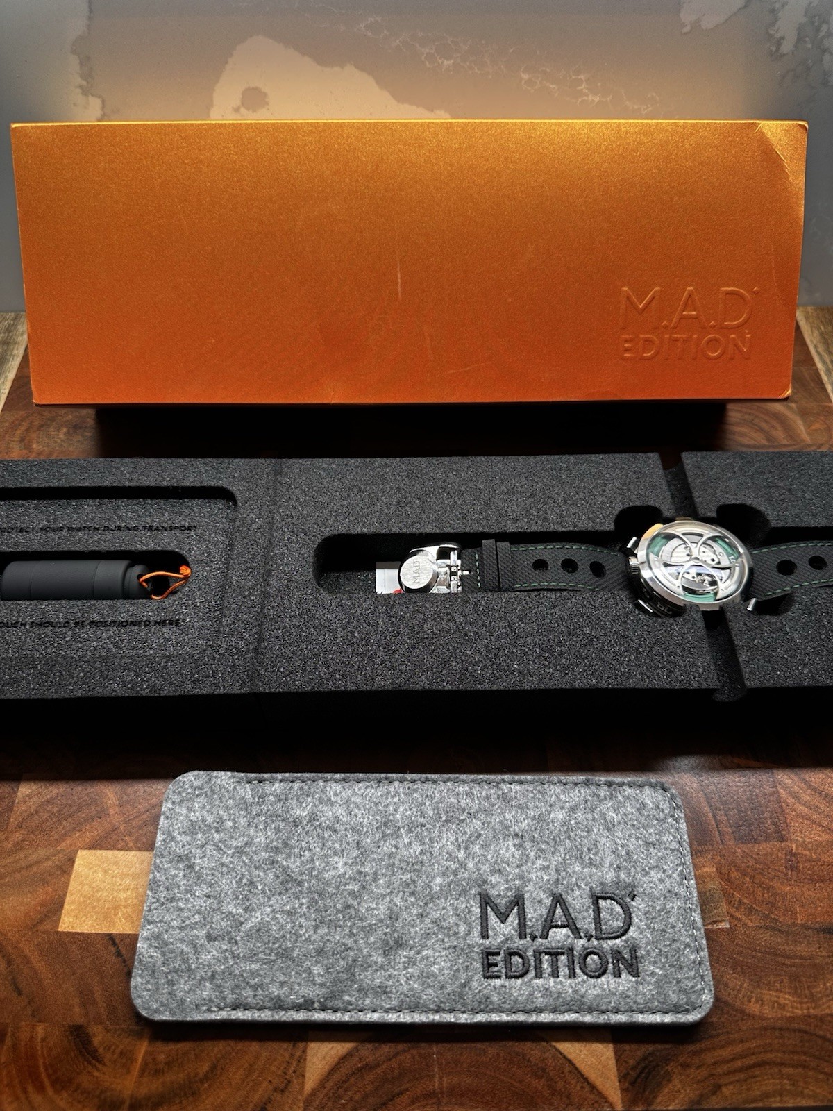 M.A.D. Editions MAD1 Green by MB&F 42mm First Edition Complete Set