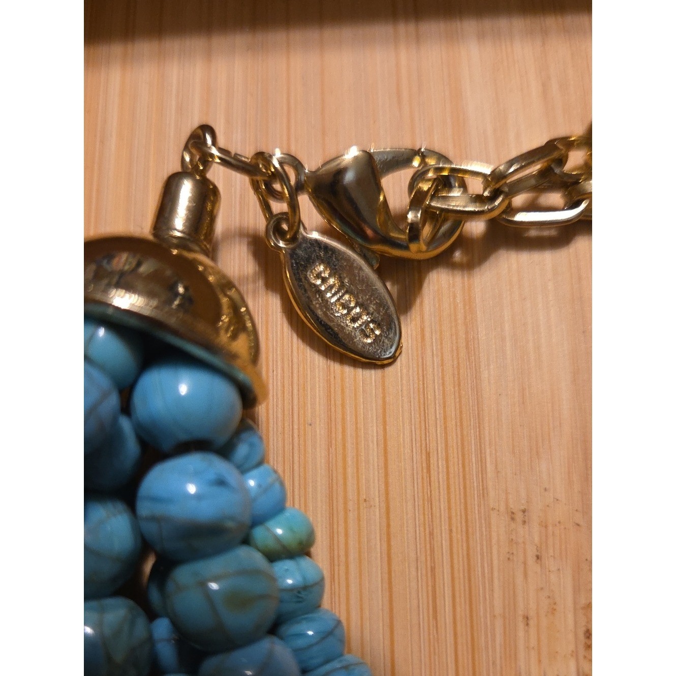 Multi-Strand Turquoise & Red Bead Statement Necklace