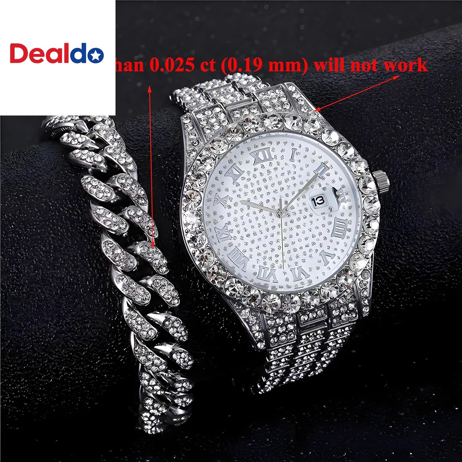 Diamond Tester Pen, Professional Jewelry Diamond Tester with 60X Jewelry Loupe M