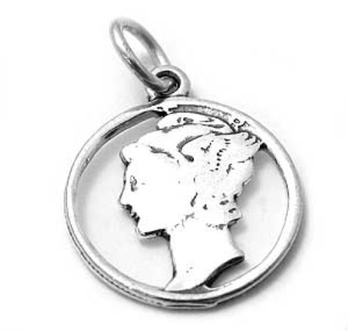 925 Sterling Silver Hermes Charm
