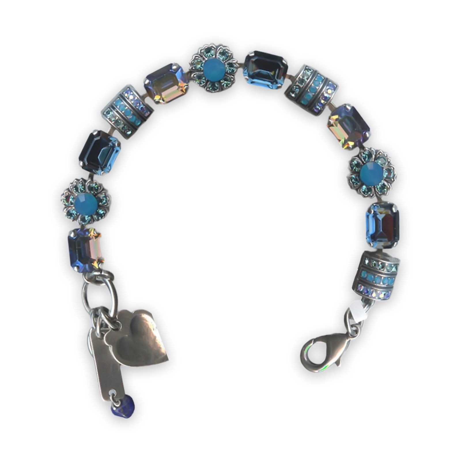 Bracelet by Mariana My Treasures Coll. Adorable Aquamarine, Caribbean Blue Op…