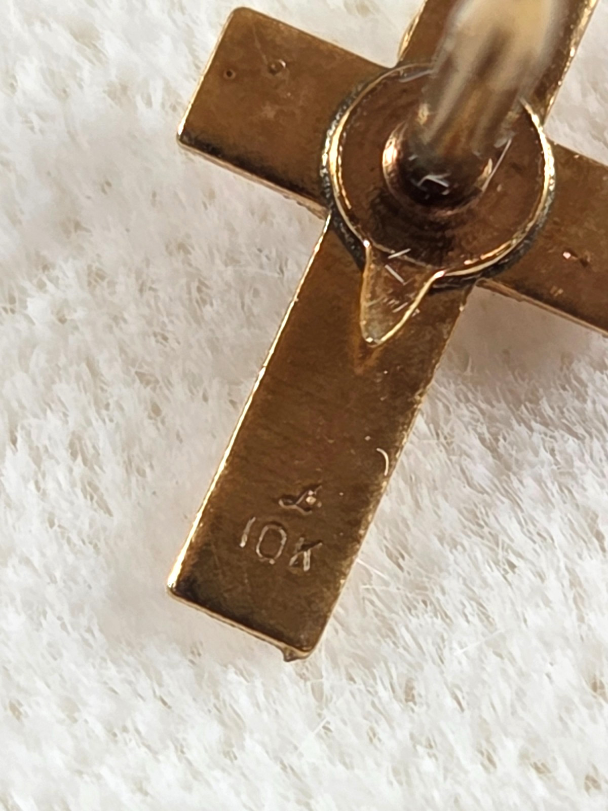 Landstrom’s 10K Black Hills Gold Cross Tie Tack/Pin – NIB (R775)