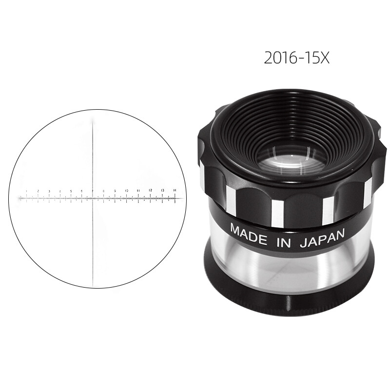 1983-10x,2016-15x /2055-20x /2037-30x PEAK Loupe Magnifier With Standard Scale
