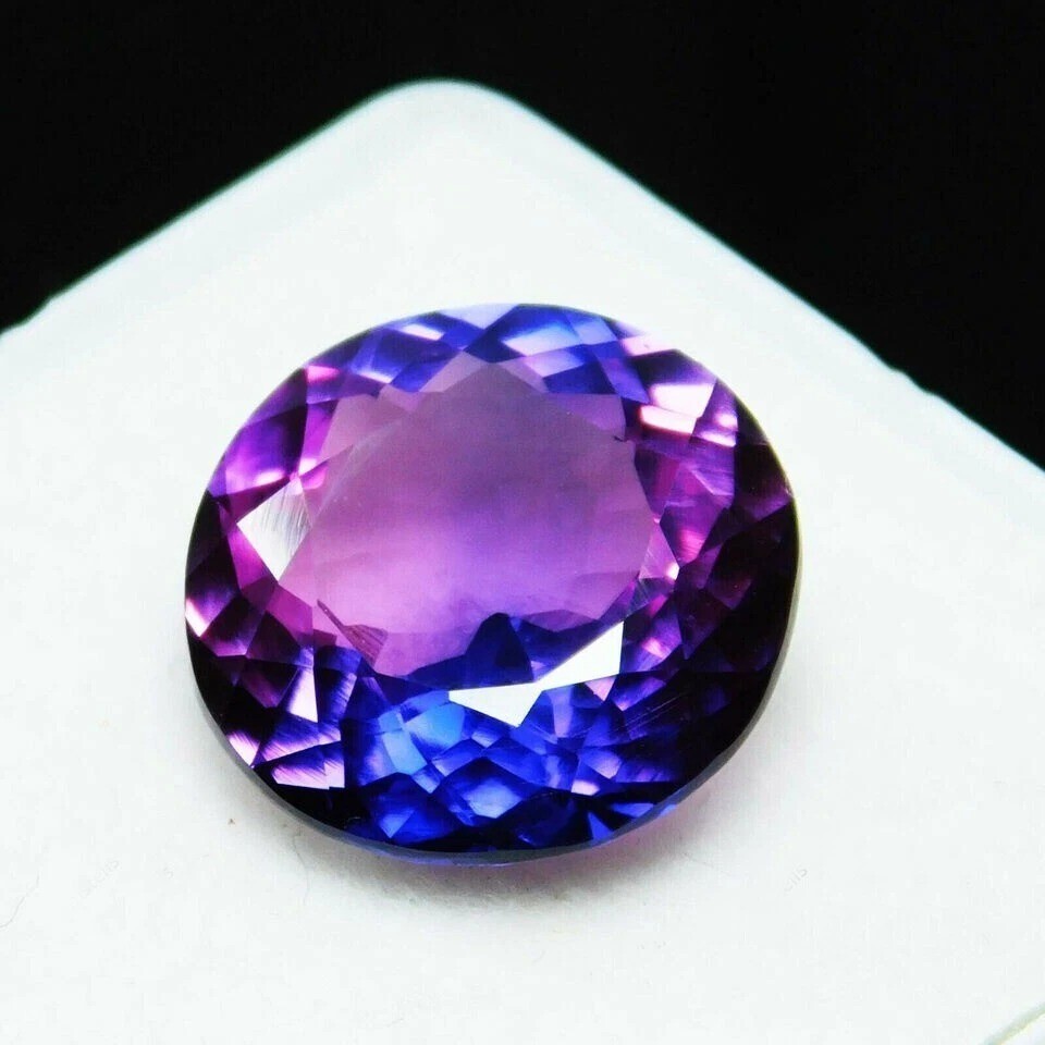 Rare Purple Tanzanite 5-7 Ct Round AAA+ Certified Loose Gem Natural