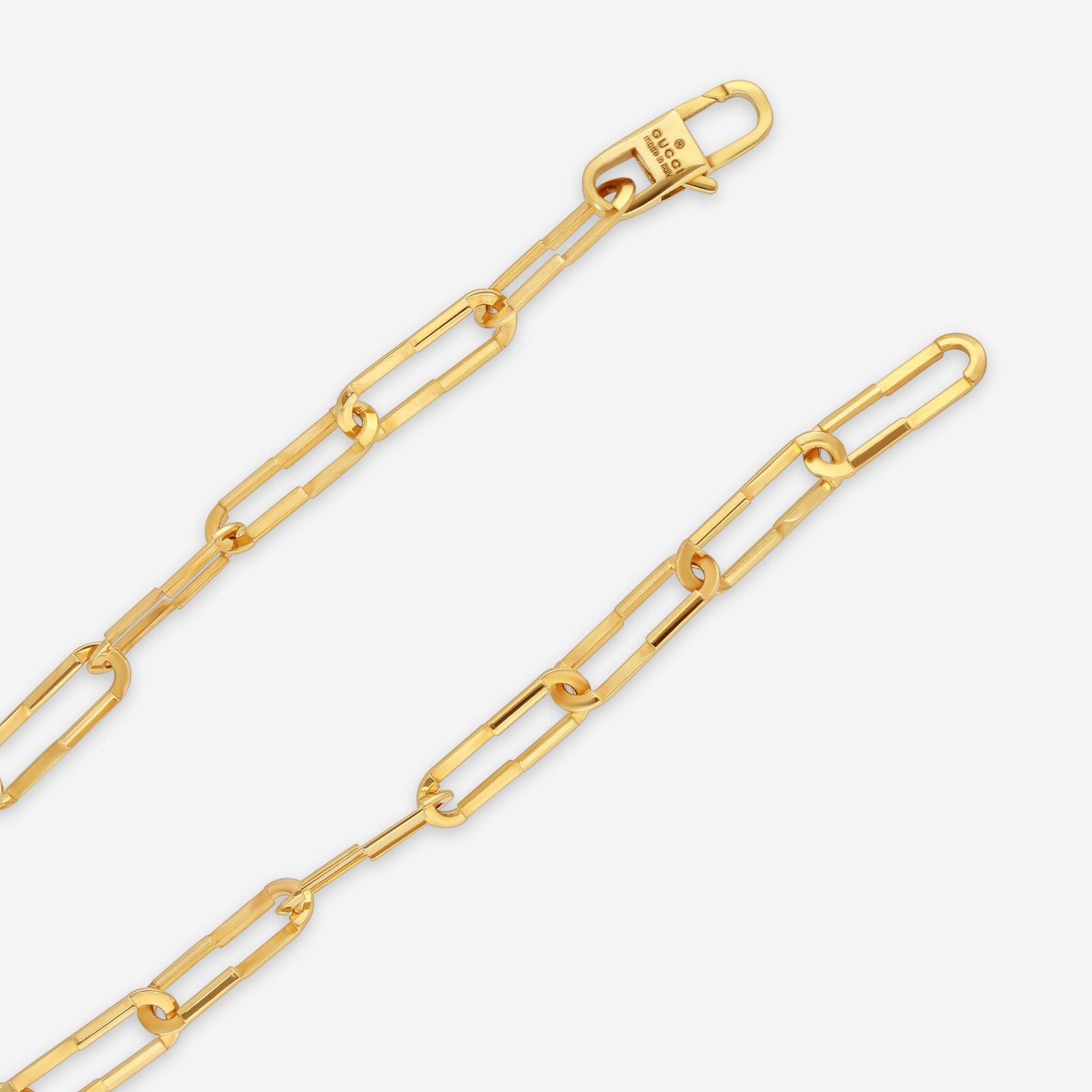 Gucci Link to Love 18kt Yellow Gold Bracelet YBA7445620020 MSRP $1,920