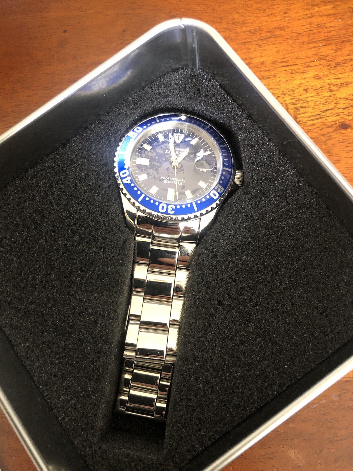DETOMASO San Remo Automatic Diver 30 ATM Date Chronograph Professional Watch New
